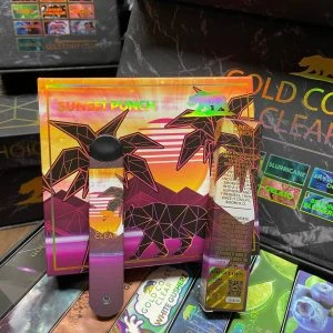 gold coast clear sunset punch