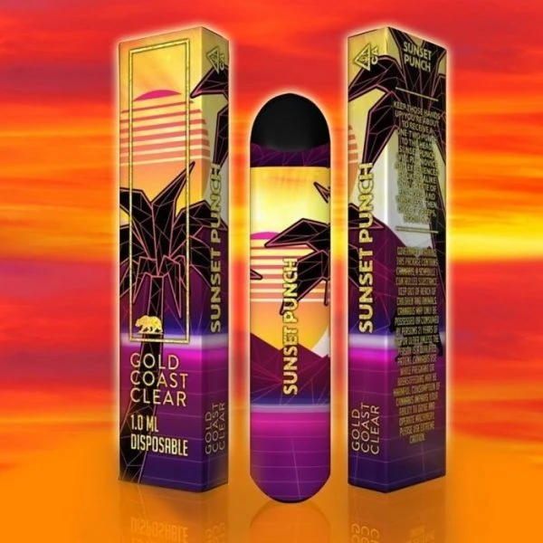 gold coast clear sunset punch