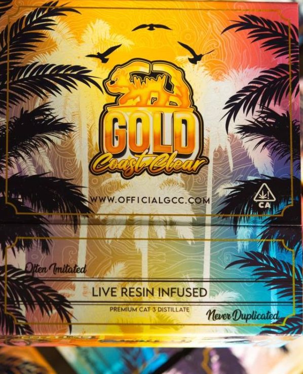Gold Coast Clear Live resin Flavors 1 Gram